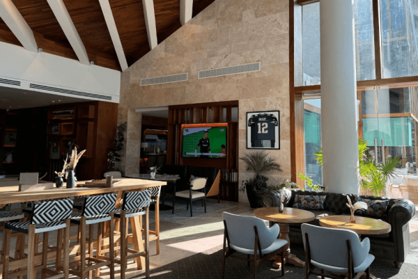 koba clubhouse sports bar dining area